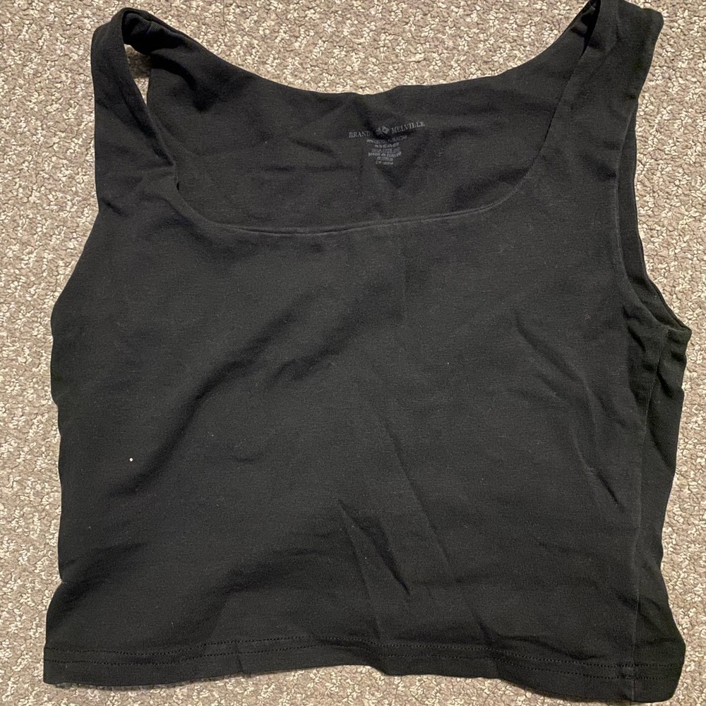 brandy melville black tank